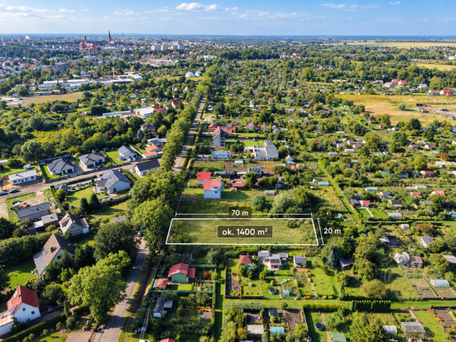 Działka 1400 m² z WZ | Stargard | Na Grobli
